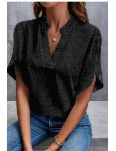 V-Neck Chiffon Summer Shirt