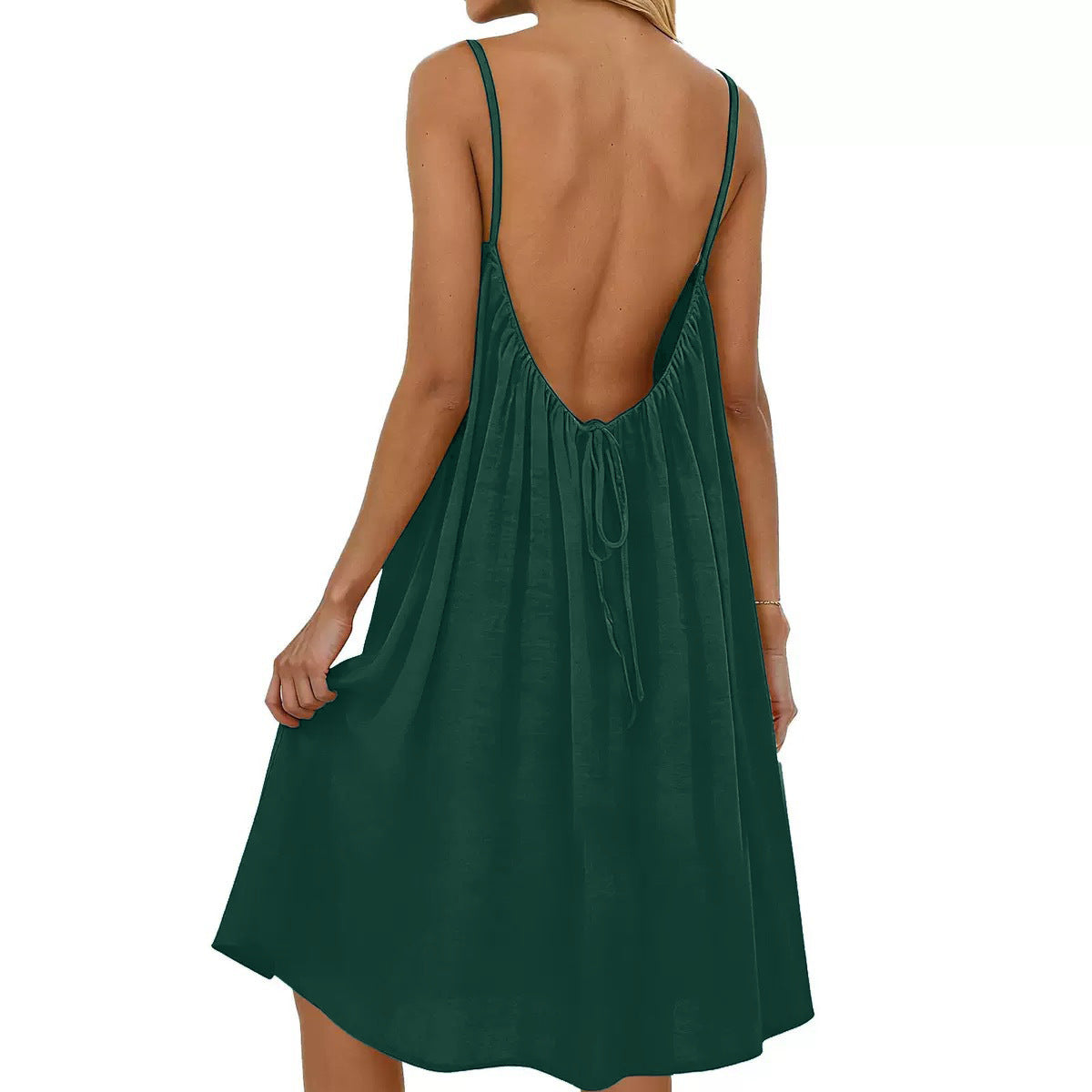 Backless Spaghetti Strap Bodycon