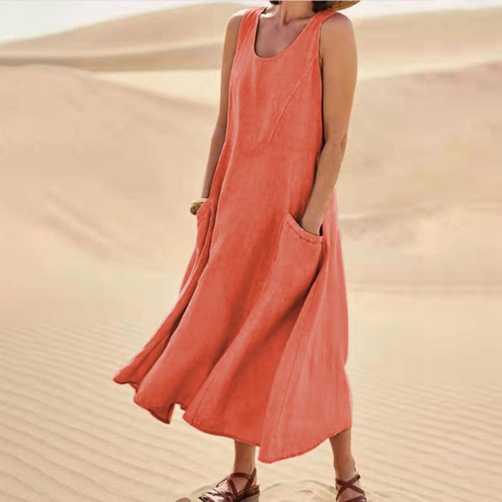 Loose Summer Maxi with Pockets