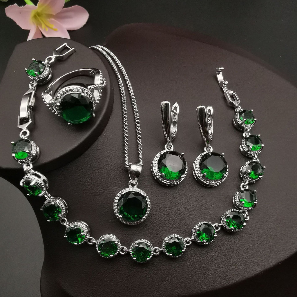 Style Jewelry Round Diamond 4 PCs Set