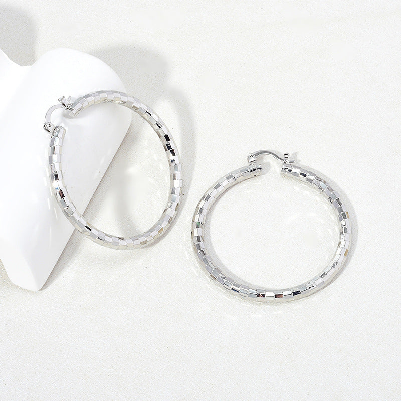 Design Circle Shape Electroplating 18K Gold