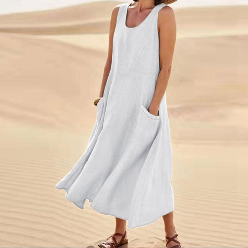Loose Summer Maxi with Pockets