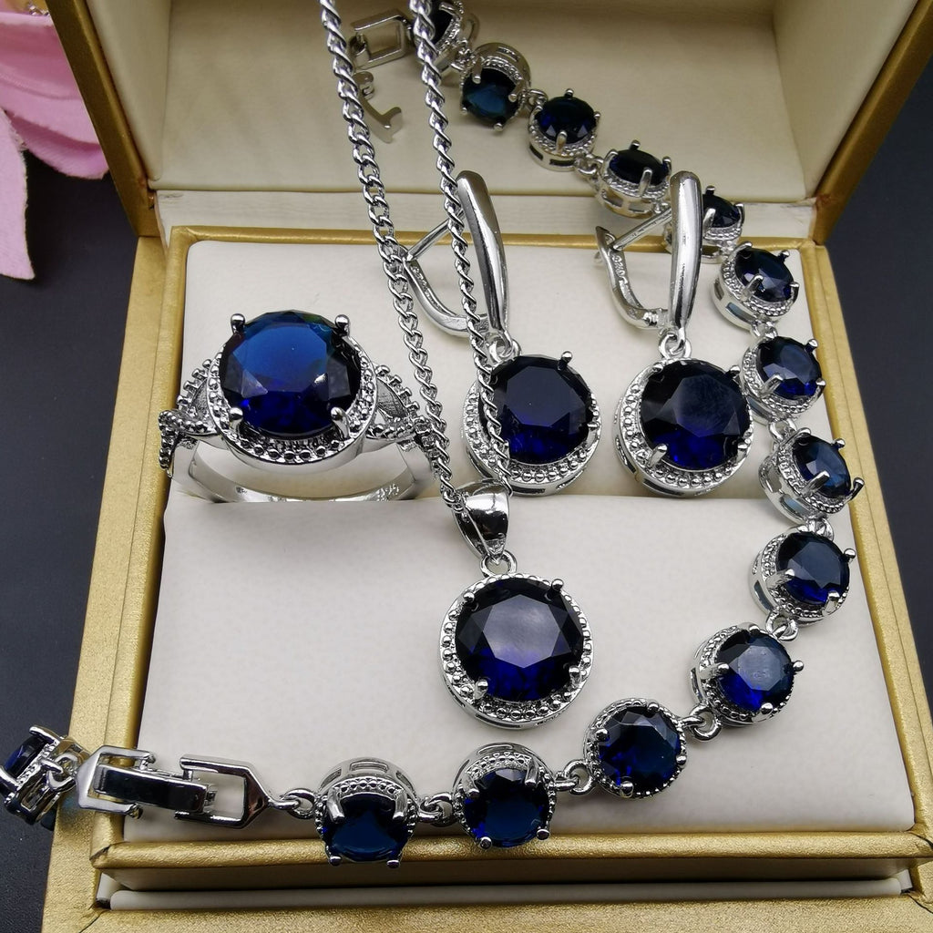 Style Jewelry Round Diamond 4 PCs Set