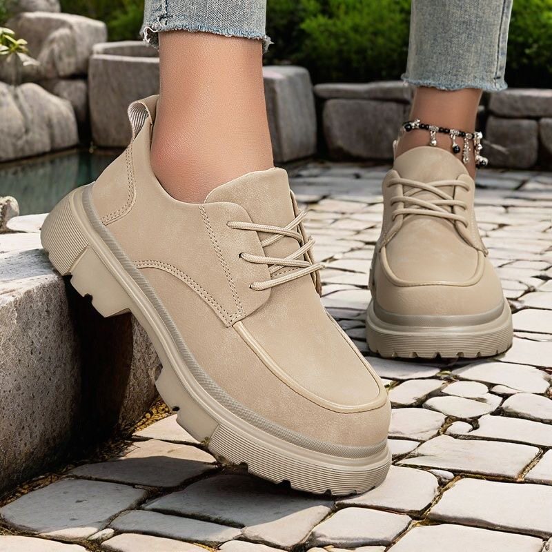 Low-top Dr Martens-style Couples Leather Shoes
