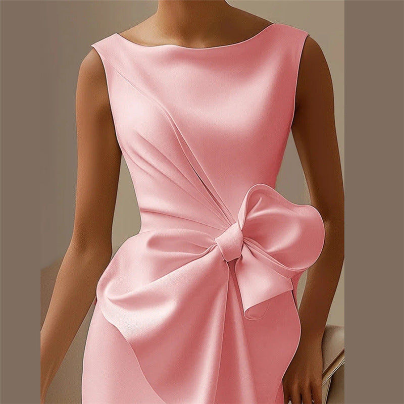 Sleeveless Bowknot Party Dress