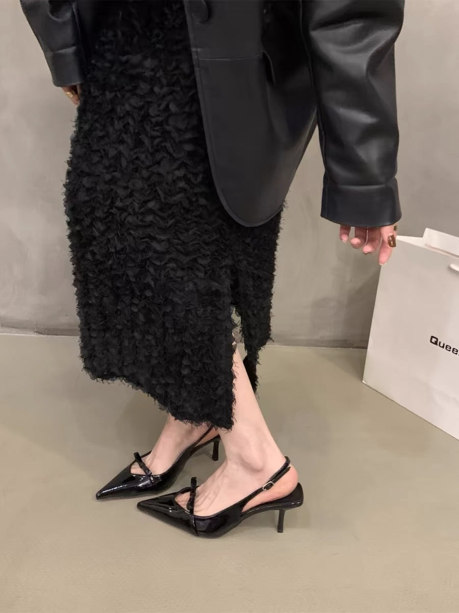 2026 Bow One-Strap Thin Heel Sandals
