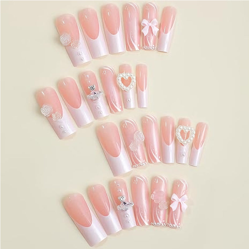 24pcs Planet Pearl Nails