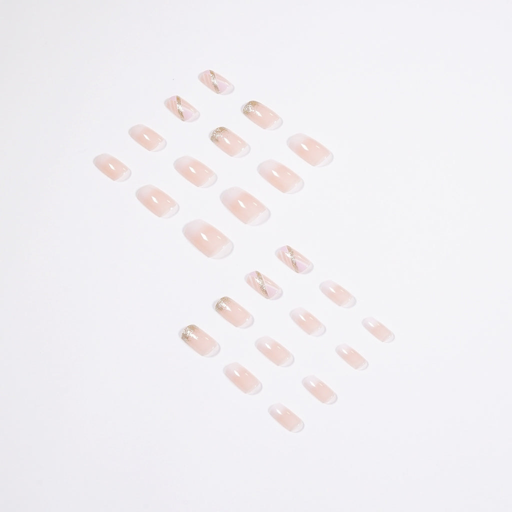 Gradient French Nails