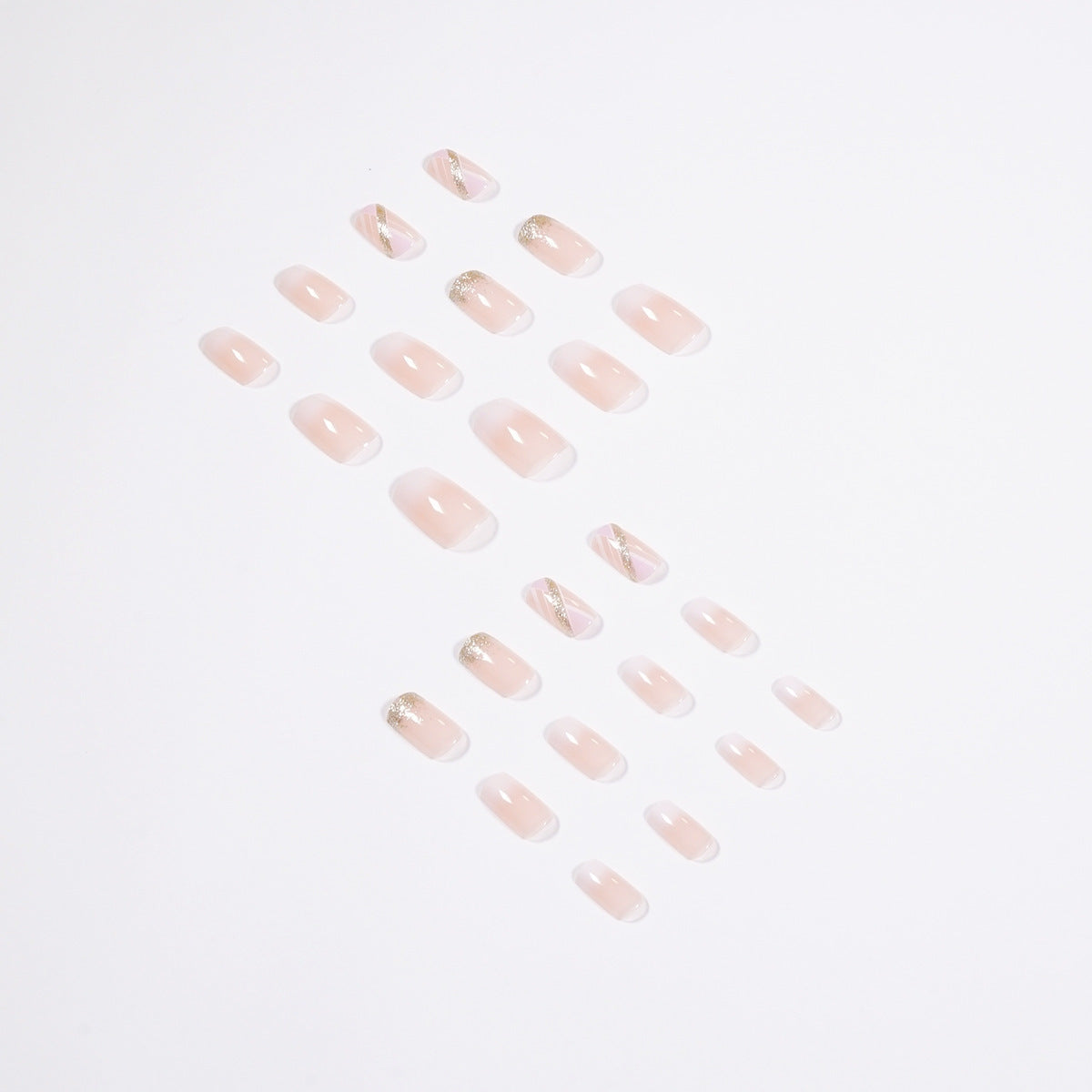 Gradient French Nails