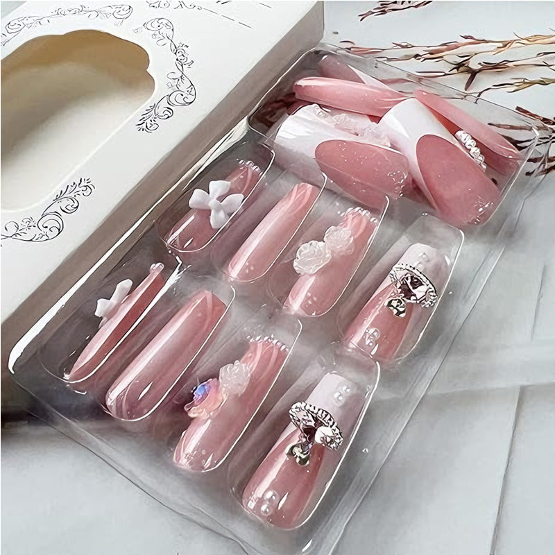 24pcs Planet Pearl Nails