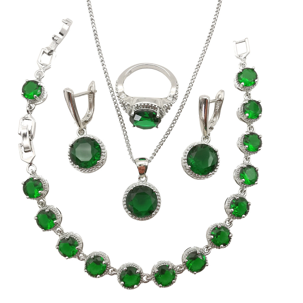 Style Jewelry Round Diamond 4 PCs Set
